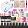 Nail Set Gel Nail Polish Set With UV LED Lamp Dryer Semi Permanent Gel Varnish Set Professional Nail Art Tools Kit Manicure Set - ZH282-3