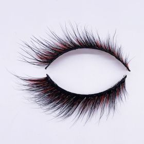 Newly Colorful Eyelashes Soft Mink Lashes Winged Thick Eyelash Handmade Curly Lashes Natural Long Lash For Eyelash Extension - M289-R