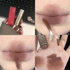 Dark Brown Matte Velvet Lip Gloss Waterproof Liquid Lipstick Nude Brown Lips Tint Mud Makeup Latte Coffee Lip Glaze Cosmetics - 05