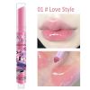 Jelly Mirror Lipstick Makeup Love Shape Waterproof Non-stick Cup Solid Lip Gloss Clear Long Lasting Moisturizing Lipstick Pen - A01 Love Style