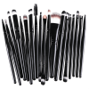 20Pcs Makeup Brushes Set Professional Plastic Handle Soft Synthetic Hair Powder Foundation Eyeshadow Make Up Brushes Cosmetics - PurpleGold