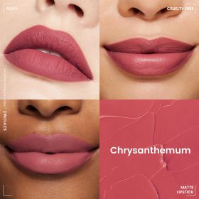 Szvilimz High Quality Silky Smooth Waterproof Matte Lipstick High color saturation - Chrysanthemum