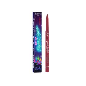 RUDE City of Flashing Lights Micro Retractable Liner - Pomegranate