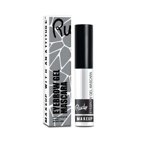 Rude Eyebrow Gel Mascara - Long-lasting Waterproof Brow Enhancer with Natural Looking Finish - Clear