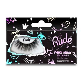 RUDE Essential Faux Mink 3D Lashes - Graceful