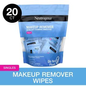 Neutrogena Cleansing Makeup Remover Wipes, Individually Wrapped, 20 Ct - Visit the Neutrogena Store