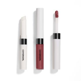 COVERGIRL Outlast All-Day Lip Color Liquid Lipstick and Moisturizing Topcoat, Brazen Raisin - COVERGIRL