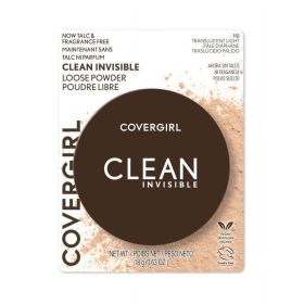 COVERGIRL Clean Invisible Loose Powder, 110 Translucent Light, 0.63 oz - COVERGIRL