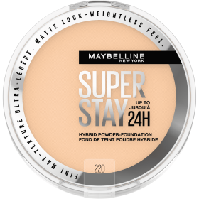 Maybelline Super Stay Powder Foundation Makeup, Soft Matte Finish, 202, 0.21 oz - Maybelline