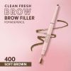 COVERGIRL Clean Fresh Brow Filler Pomade Pencil, Soft Brown 400, .007 oz - COVERGIRL