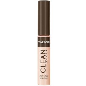 COVERGIRL Clean Invisible Liquid Concealer, 101 Porcelain, 0.23 fl oz - COVERGIRL