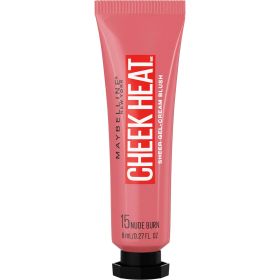 Maybelline Cheek Heat Gel Cream Blush, Nude Burn, 0.27 oz - Maybelline