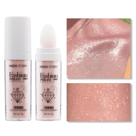 Fairy Dust Highlighting Powder - Full Body Pearlescent Glitter for Face and Eyes, Sparkling Halloween Body Glitter - Pink