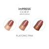 imPRESS Color Press-on Manicure, Platonic Pink, Short - imPRESS