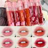 Crystal Glossy Lip Glaze Mirror Cute Bear Lip Gloss Waterproof Transparent Nude Liquid Lipstick Lip Girls Makeup Korean Makeup - B03