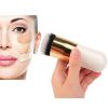 New Fashion Chubby Pier Foundation Brush Flat Cream Makeup Brushes Professional Cosmetic Brush highlight brush loose powder brus - White silver