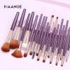 Maange 18 PCs Soft Fluffy Makeup Brushes Set for cosmetics Foundation Blush Powder Eyeshadow Kabuki Blending Makeup brush beauty - 18 makeup brushes p