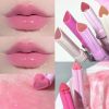 Jelly Mirror Lipstick Makeup Love Shape Waterproof Non-stick Cup Solid Lip Gloss Clear Long Lasting Moisturizing Lipstick Pen - A05 Love Style