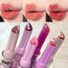 Jelly Mirror Lipstick Makeup Love Shape Waterproof Non-stick Cup Solid Lip Gloss Clear Long Lasting Moisturizing Lipstick Pen - E01