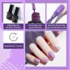 Nail Kit 8ml Gel Nail Polish with 6/54W UV LED Nail Lamp Semi-Permanent UV Varnish Soaked Gel Nail Polish Nail Starter Kit - ZH143-5