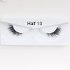 1Pair Mink Half Lashes Soft Thick Eye End Lengthening Faux Eyelashes Natural Long Handmade Eyelash Cross Curl 3D Lash For Makeup - 05