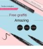 Waterproof Long Lasting Cruelty-Free Eyeliner Pencil for Eye Makeup Tool(Pink) Lipliner Color - General