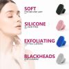 Silicone Face Scrubber-Facial Cleansing Brush Manual Waterproof Cleansing Skin Care Face Brushes for Cleansing and Exfoliating - Pink